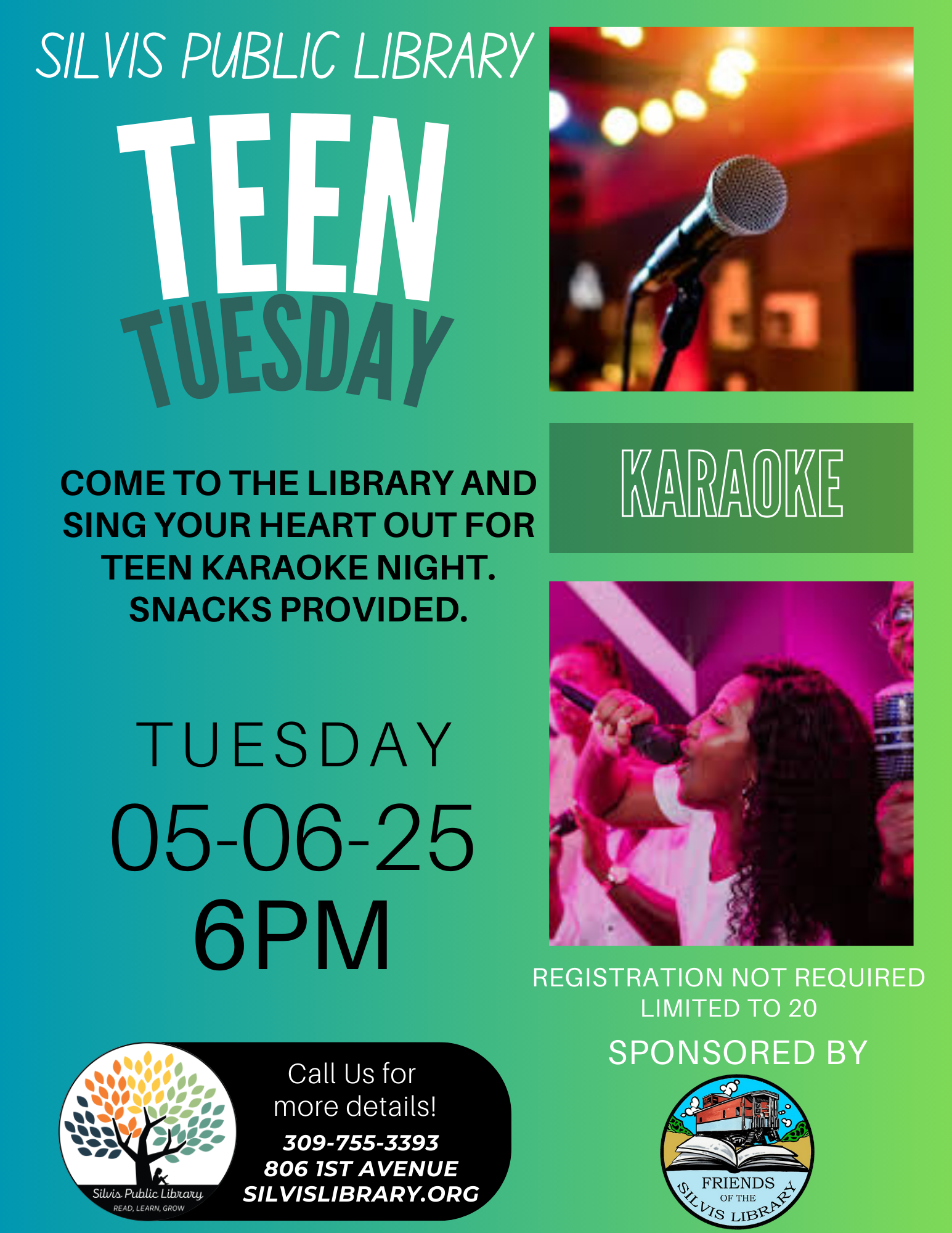 Silvis Library Event