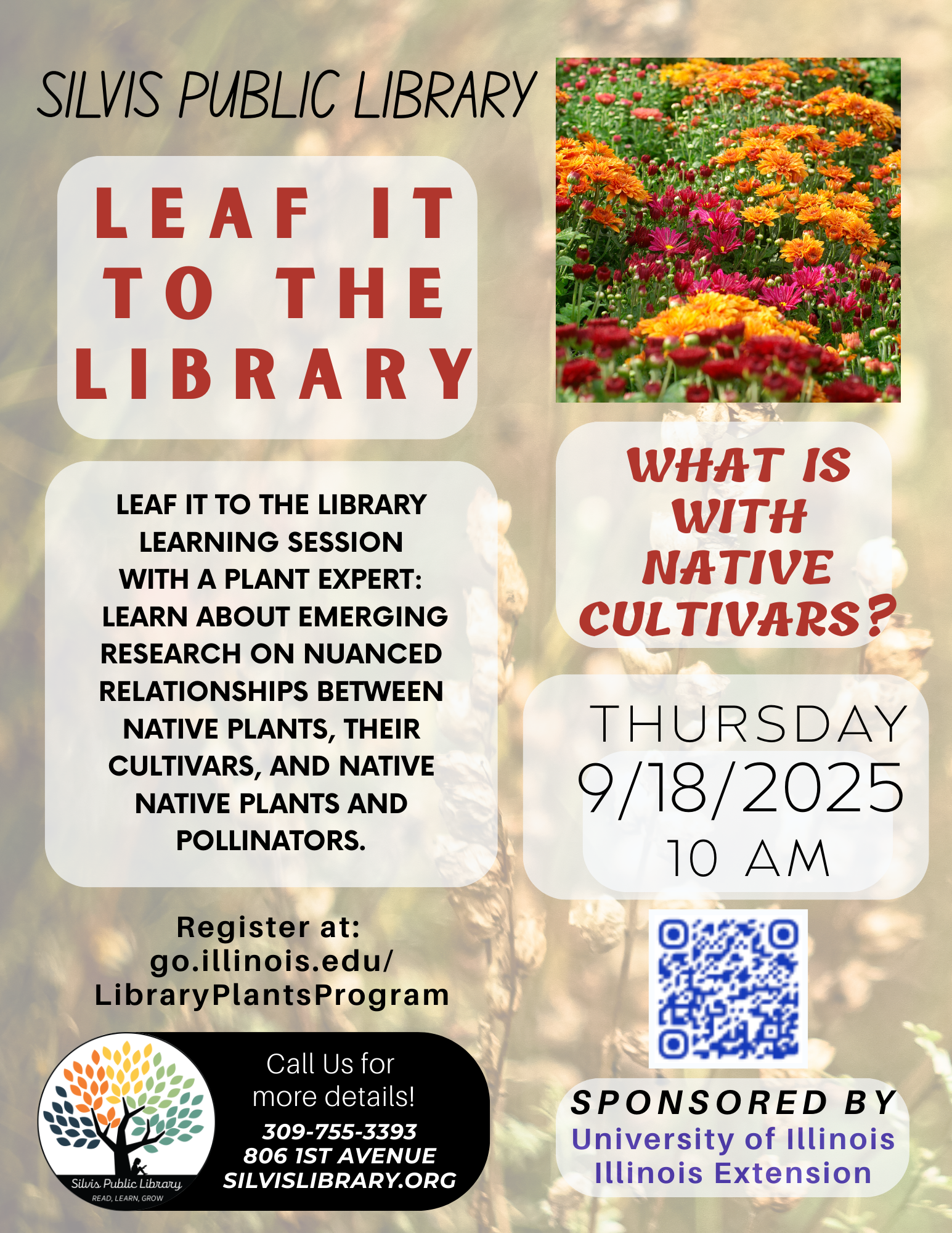 Silvis Library Event