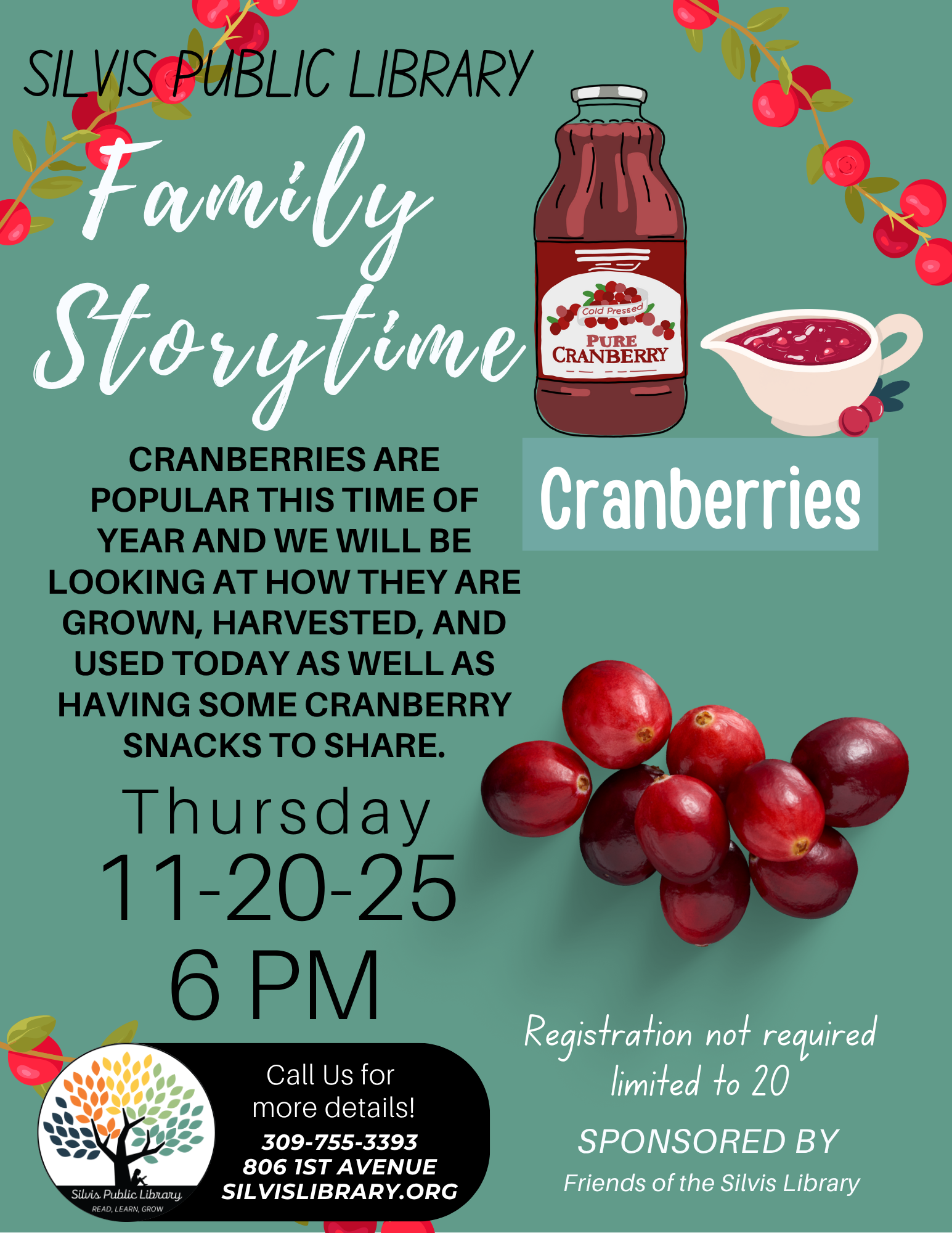 Silvis Library Event