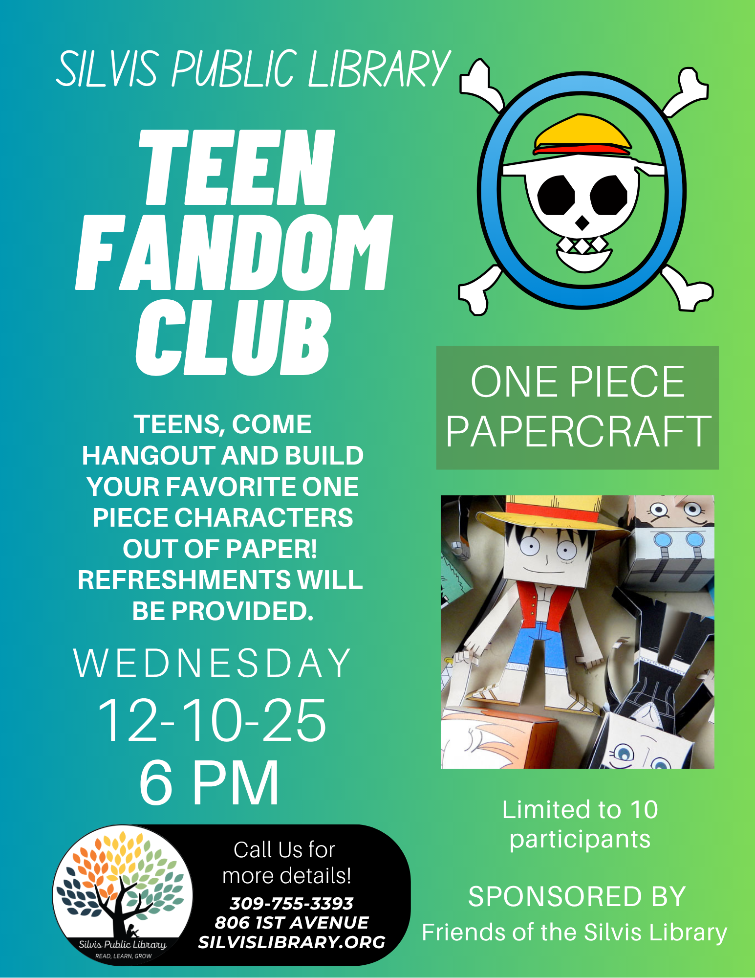 Silvis Library Event