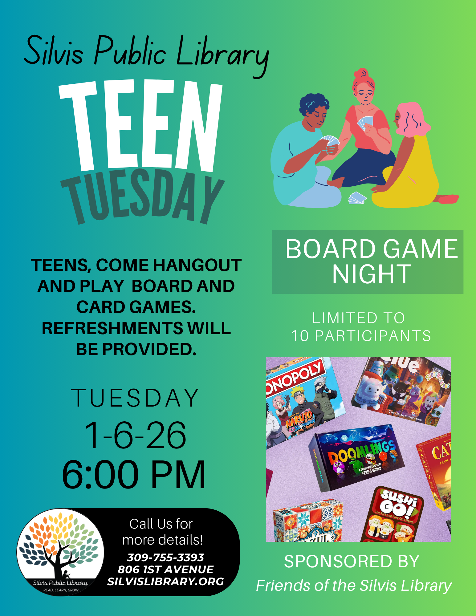 Silvis Library Event