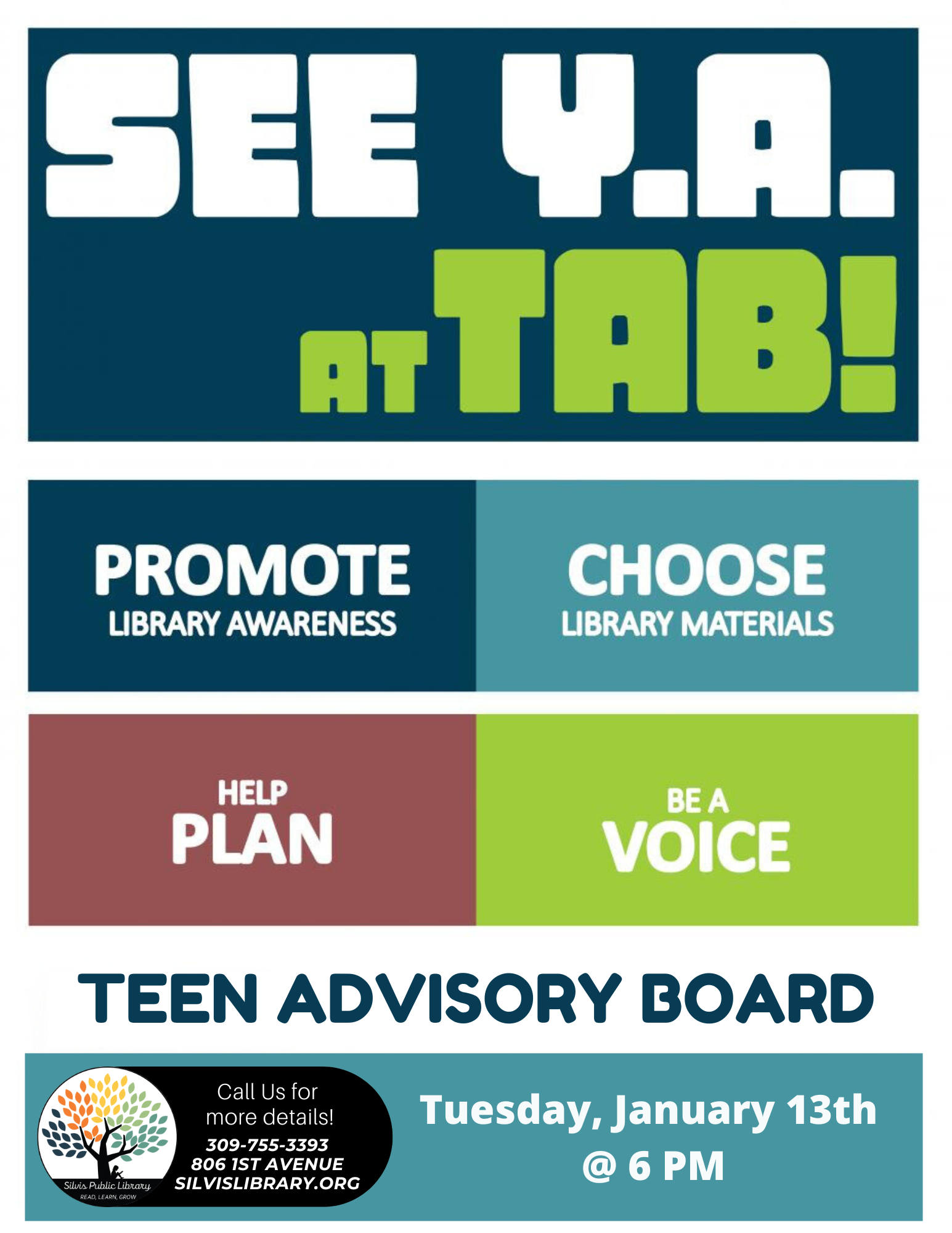 Silvis Library Event