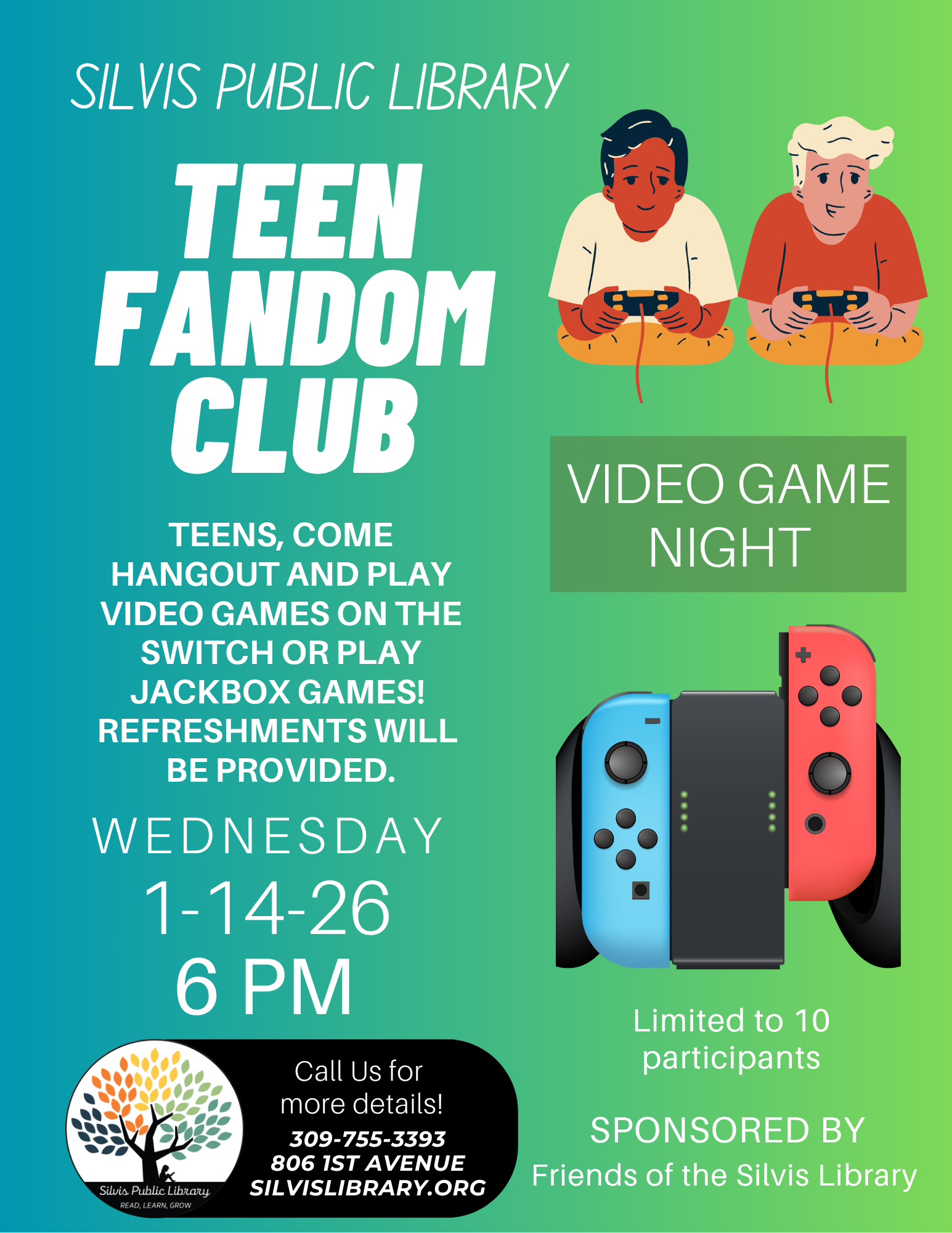 Silvis Library Event