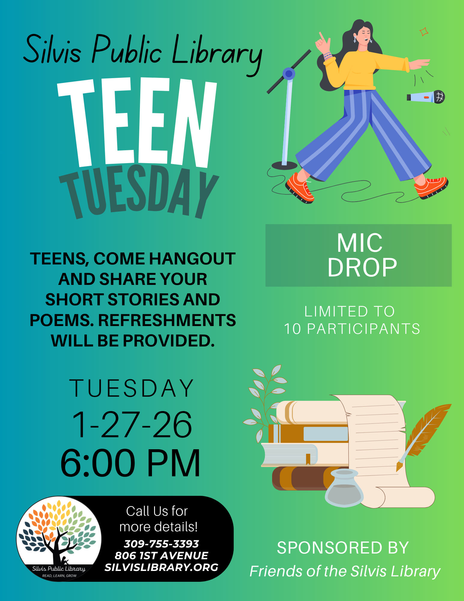 Silvis Library Event