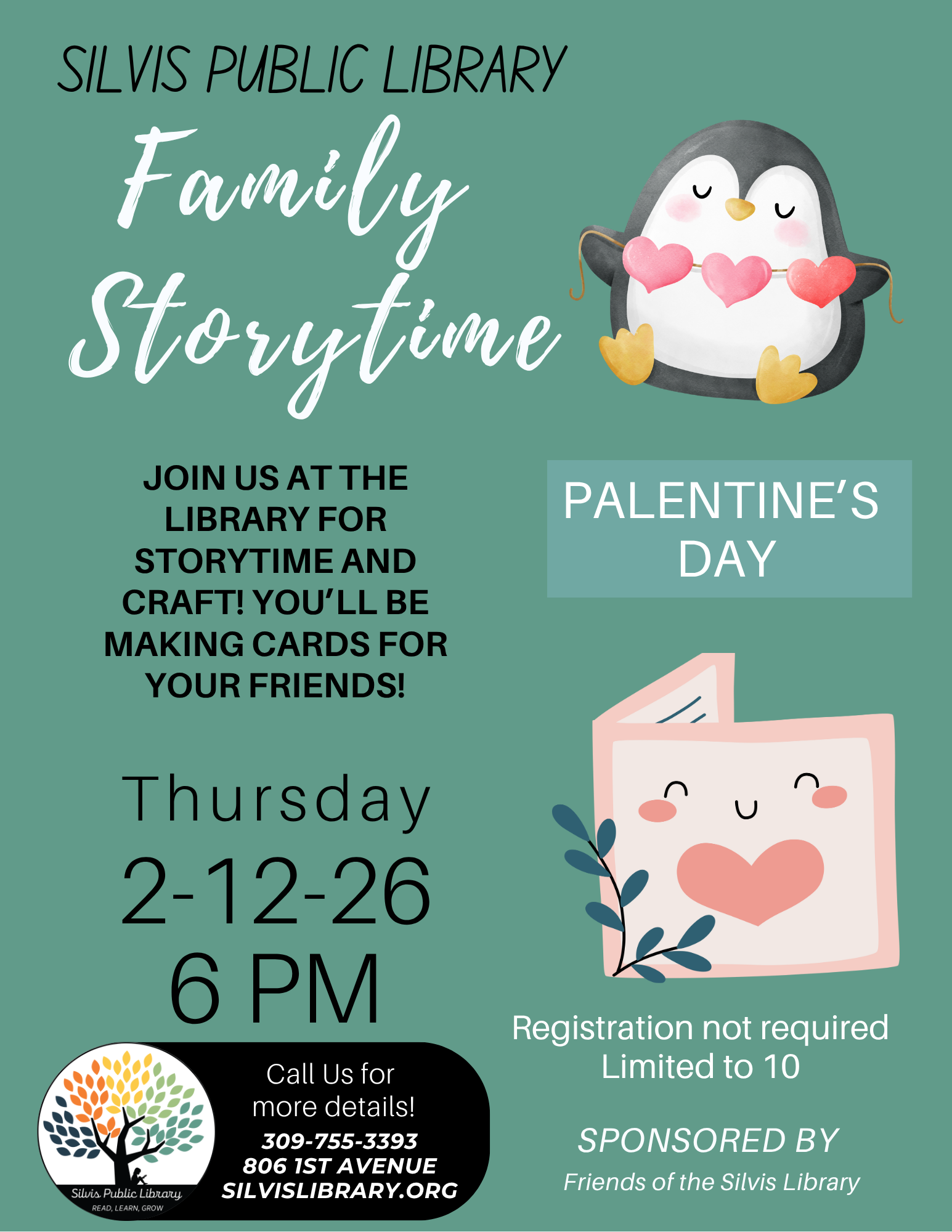  Family Storytime Palentine's Day 2
