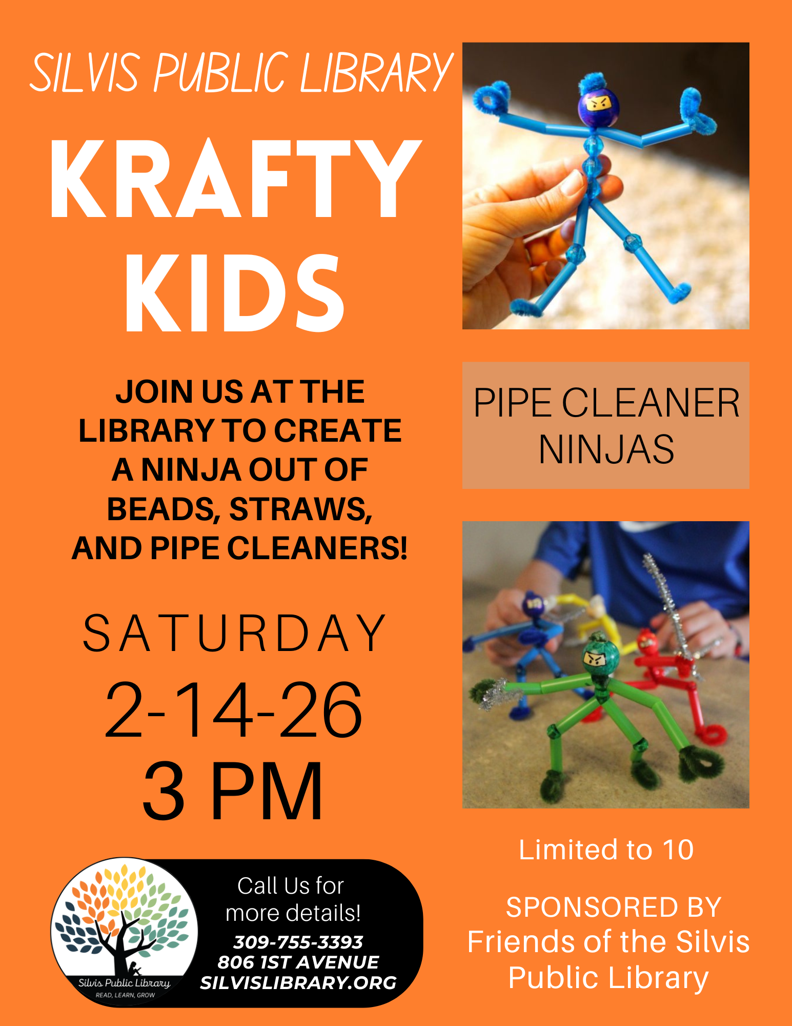 Krafty Kids Pipe Cleaner Ninjas 2