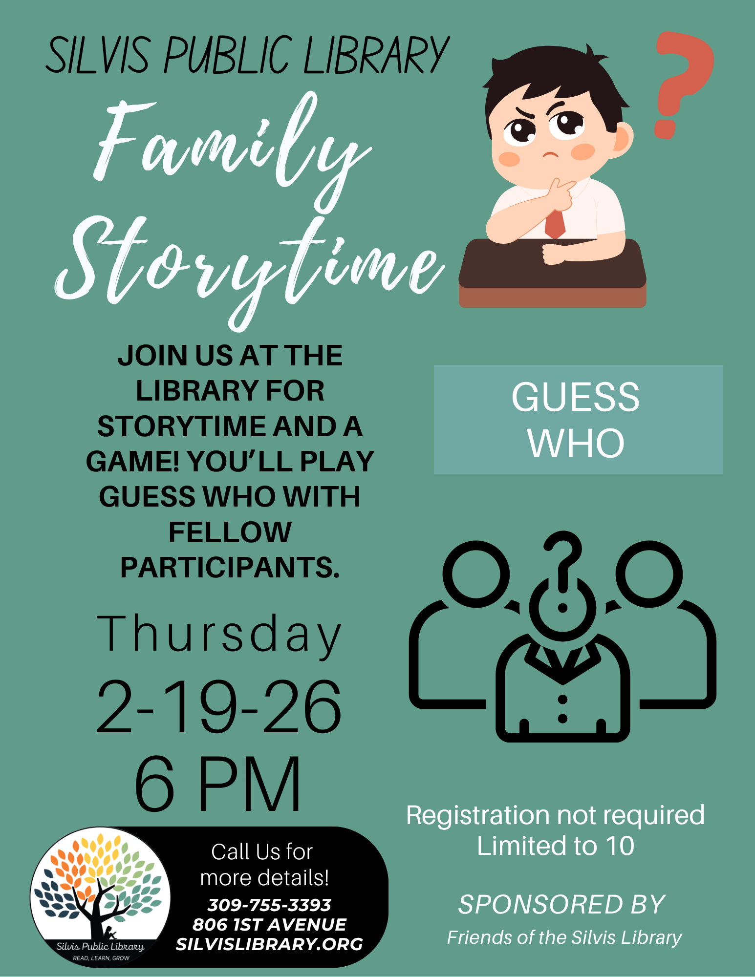  Family Storytime Guess Who 2