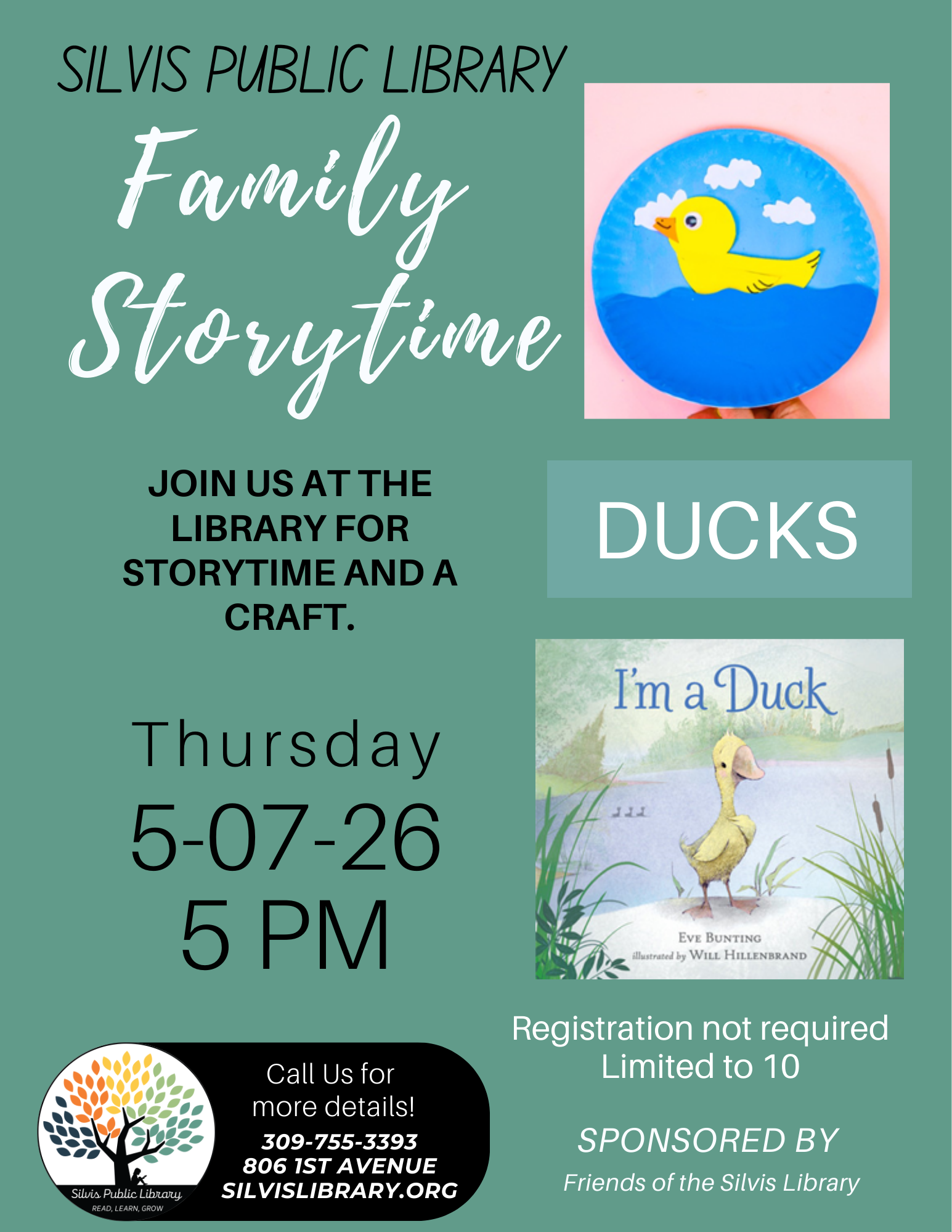 Family Storytime Ducks