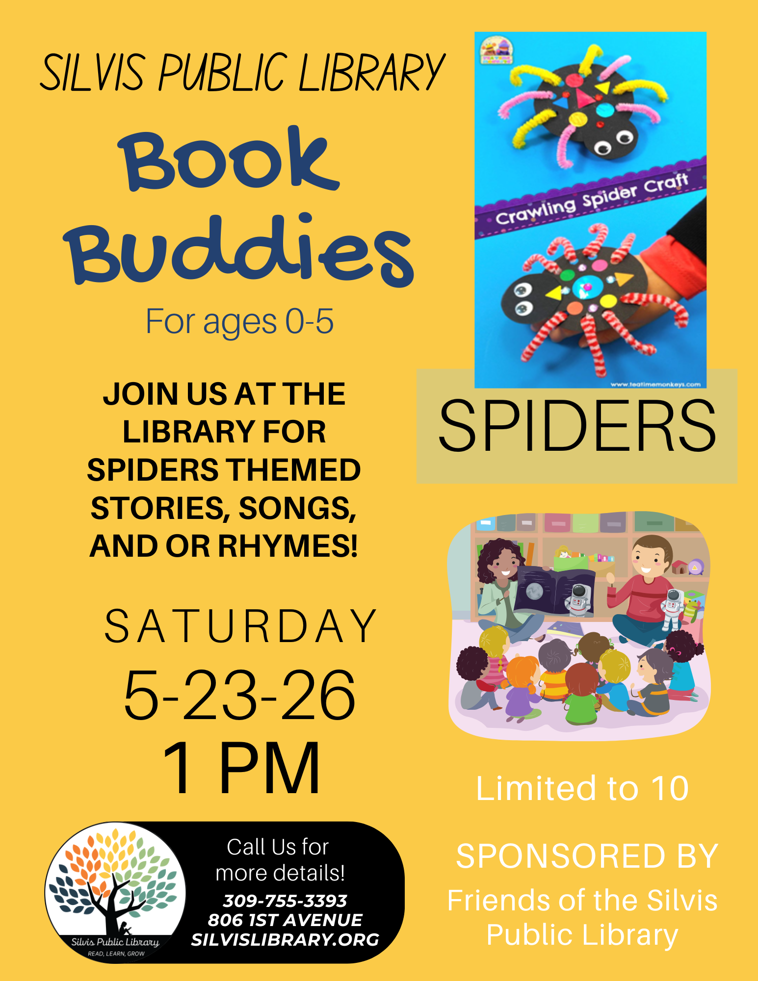 Book Buddies Spiders