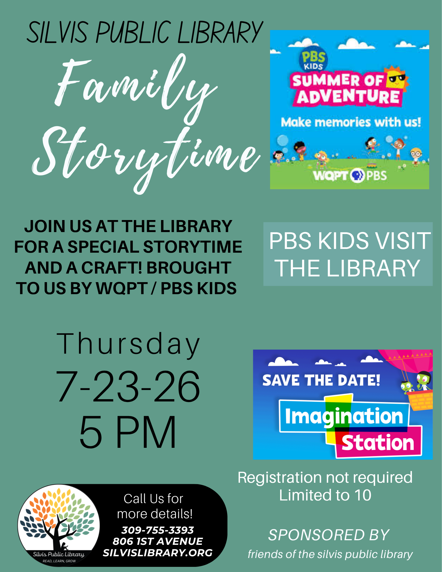 Family Storytime WQPT PBS KIDS