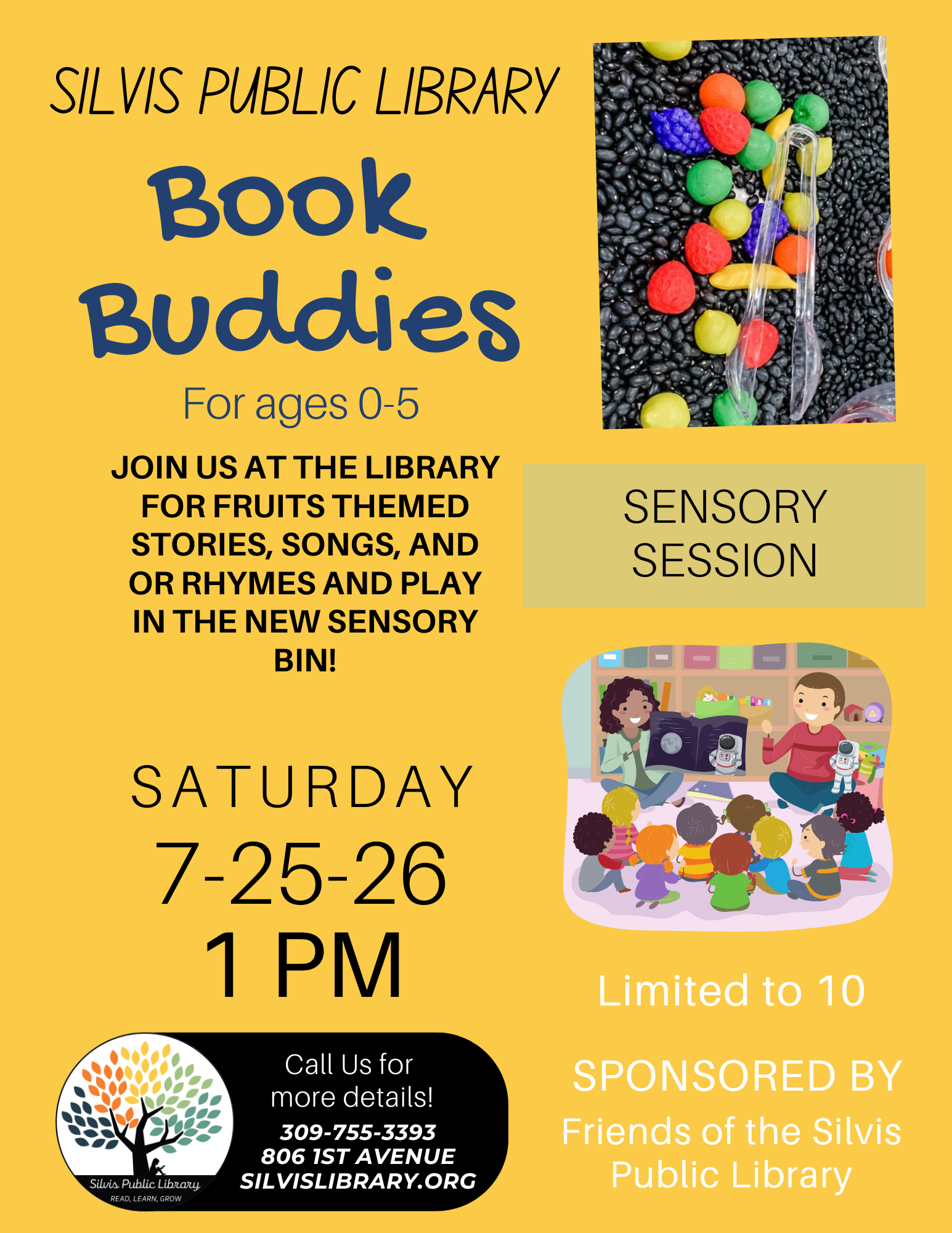 Book Buddies Sensory Session (Fruits)